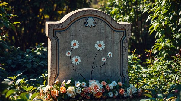 Pierre tombale rose dalva : élégance et personnalisation unique